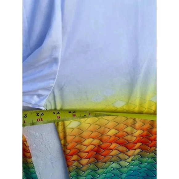 KOBALT 1 Mens Long Sleeve Sun Protection Dolphin Fishing T Shirt Multi L MT08 - Picture 7 of 11